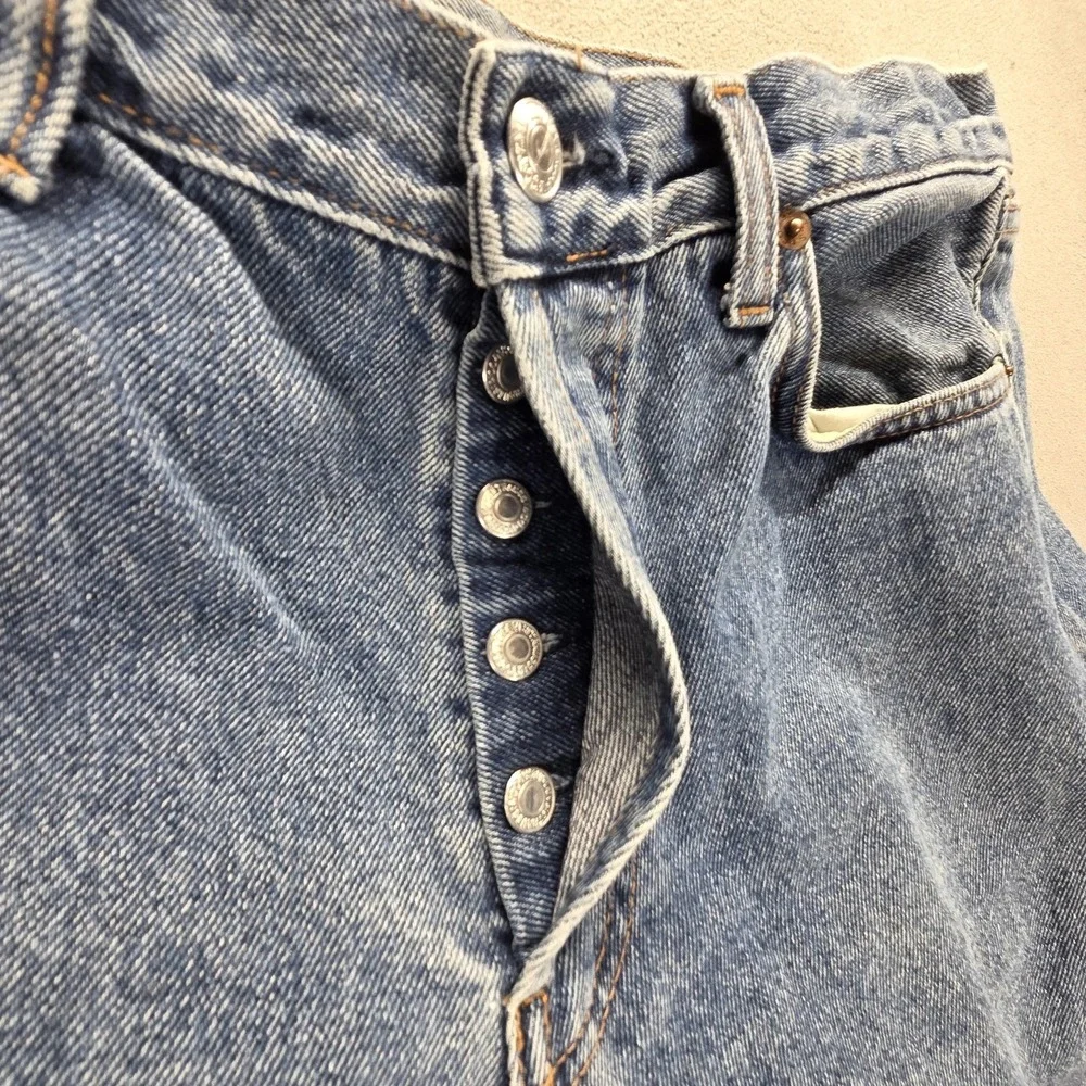 Vintage Levis 501 Jeans Mens Blue Straight Button Fly Made In USA Fits 33x28